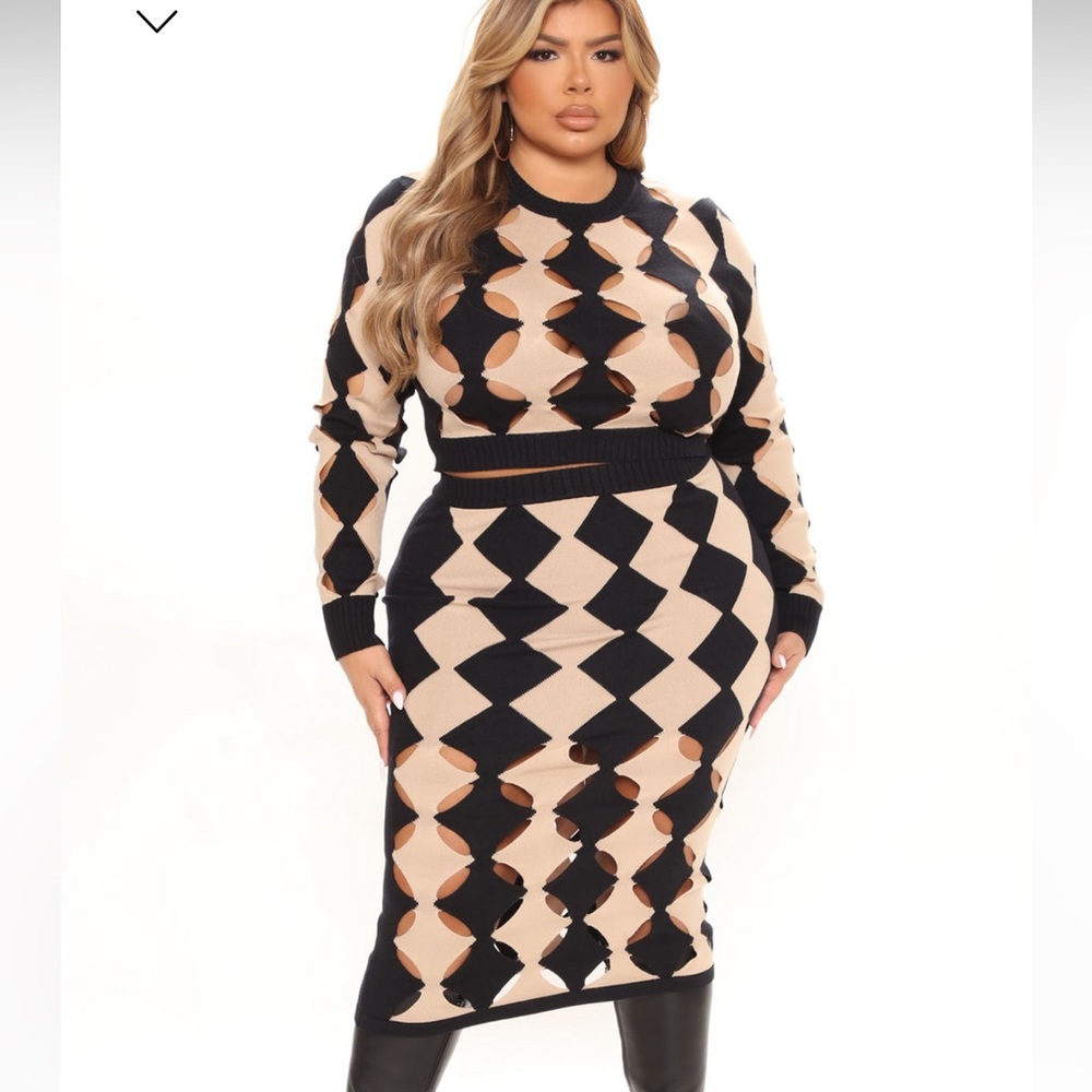2 piece sweater set never worn size M
